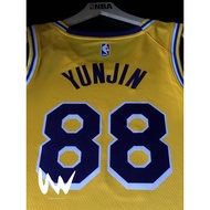♙ © ♞,♘Yunjin l Lakers  Heat Pressed customized Heat Pressed Jersey