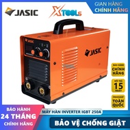 Máy hàn que Jasic ARC-250I Điện áp ra không tải: 70V Phạm vi điều chỉnh dòng hàn: 10A200A Đường kính