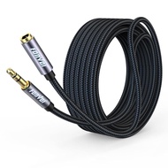 Kabel Sambungan Audio Jack Aux 8FT 3.5mm, Lelaki ke Perempuan, Kabel Sambungan Fon Kepala TRS Serasi