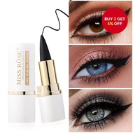 Matte Black Eyeliner Cream Single Head Fast Drying Waterproof Durable Eyeliner Pen Makeup