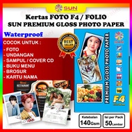F4 SUN Premium Photo Paper Glossy Folio 120 Gram 140 Gram/ 240 Gram/