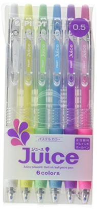 百樂 Juice 果汁筆粉彩 0.5 mm 6色組 LJU60EF-6CP