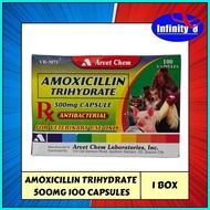 Amoxicillin=CK'Trihydrate:gl,500mg#a)100)sa}capsules/box