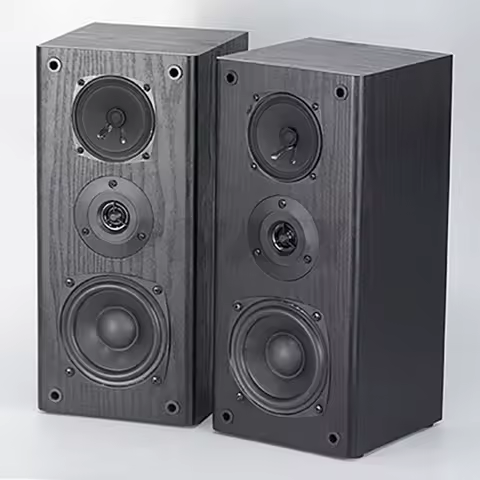 4 Inch Speaker 60W Sound Box 3-Way HiFi Passive Bookshelf Speakers 8ohm Surround Sound System For Ho