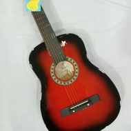 Guitar  acoustic kapok (Red)