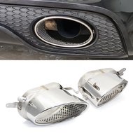 Oval Exhaust Tip 304 Stainless Steel Exhaust Pipe Muffler For Audi A4 A5 A6 A7 Upgrade RS3 RS4 RS6 R