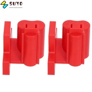SUYO 6 Packs Tool Holder Mount, For Milwaukee M12 12V Red Power Tool Hanger, Easy Use With 18 Screws