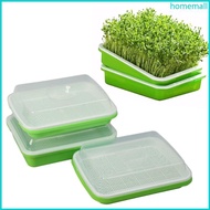 HO Sprouter Tray with Cover Sprouter Dish Growing Box Household Plant Nurserys