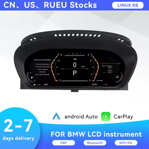 For BMW X5 X6 E70 E71 F15 F16 2007~2019 Car LCD Digital Cluster Virtual Cockpit SpeedMeter Dash LCD 