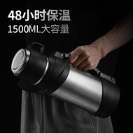 Double-Layer Pure Titanium Thermos Cup Men's High-Grade Large Capacity Outdoor Kettle1.5LUltra-Light Portable Travel Car