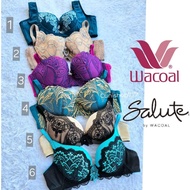 WACOAL SALUTE BRA WITH THIN FOAM WIRE 32C 34B 34C LACE WOMEN'S BH