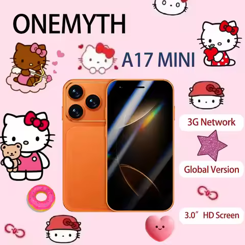 ONEMYTH A17 Mini Pocket Smartphone, Android 3G Dual SIM Phone, 2GB RAM 16GB ROM, Built-in Google Pla