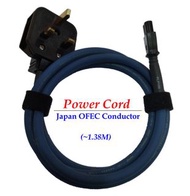 ［實體商店］日本製高純度OFEC, 自家製電源線 (8字頭)
，Power Cord, Power Cable, 8字頭電線，電視機合用，For DAC / Soundbar / Sound Bar 