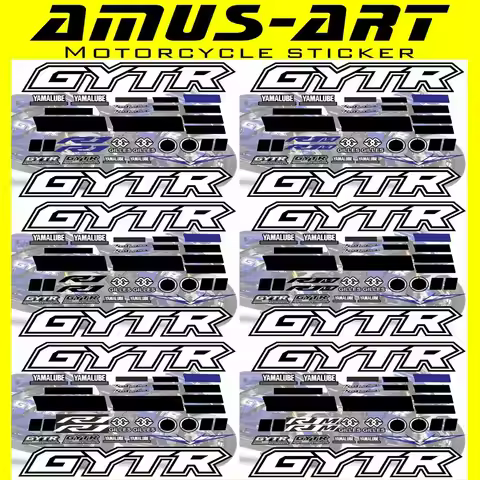 For YZF-R1 R1M YZF R1 R1M GYTR Motorcycle Fairing Stickers Full Vehicle Reflective Waterproof GYTR D