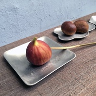 錫器甜點方形小淺碟~手作的詩會持續用金屬工藝創作來為生活寫詩!