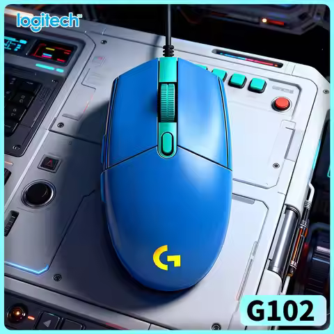 Logitech G102 Prodigy Wired Gaming Mouse Lightweight Build 1ms Report Rate RGB Lighting for Gamers