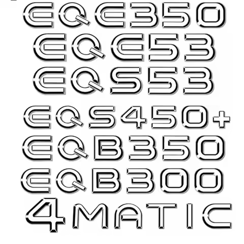 Chrome for Mercedes Benz V295 Electric Motor EQE43 EQE53 EQE250 EQE260 EQE300 EQE350 EQE400 EQE450 E