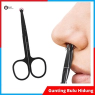 MATA Small Shaving Scissors Nose Hair Eyebrow Thread Blunt Tip Steel