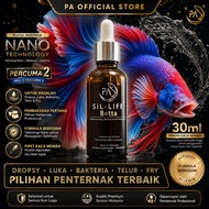 PA Sil-Life Betta 30ml Fish Ikan Laga shrimp aquarium colloidal nano silver bacteria luka dropsy vel