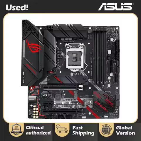 ASUS ROG STRIX B460-G GAMING motherboard Socket 1200 supports 10th Gen Core, Pentium Gold and Celero