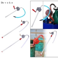 Devoko Drum Rotary Hand Pump Vehicles Supplies Hand Crank Fuel Oil Transfer Pump for Diesel Engine O