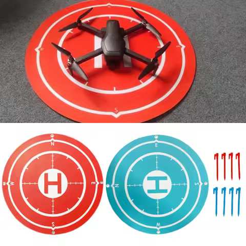 60CM Portable Parking Apron Fast-fold Landing Pad With Ground Nail For DJI Phantom 3 4 Pro Drone For