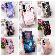 Case For ITEL City 100 Cover C671L Cute Cat Fashion Butterfly 2D Painted Casing For ITEL City100