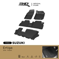3D Mats พรมปูพื้นรถยนต์ SUZUKI ERTIGA 2019 - 2026  พรมกันลื่น พรมกันนํ้า พรมรถยนต์
