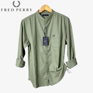 KEMEJA PRED FERRY Men's Shirt Shanghai Collar Formal Premium Long Sleeve Slimfit