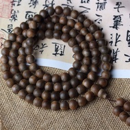 Comes with Certificate [Included Certificate] 108 Pieces 1.0 Vietnam Nha Trang Bai Qinan Agarwood Bracelet Second Agarwood Grade Agarwood Bracelet Agarwood Rosary