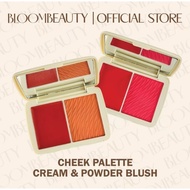 Bloom Beauty Cream and Powder Cheek Blusher