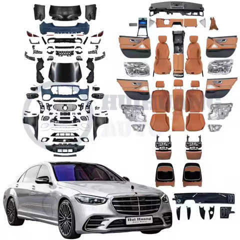 W221 Upgrade to W223 S450 Style Body Kits - W221 to W223 S450 Whole Kit Interior With Massage Exteri