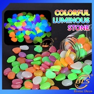 10pcs/pack Artificial Colorful Luminous Stone Landscaping Aquarium Decoration Pebble Stone Glow in t