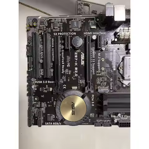 Asus/ASUS Z97-K with 1150 pins, supports M2, DDR3, luxury motherboard, Gigabit network card, four ch