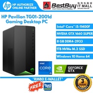 HP Pavilion Gaming Desktop PC (I5-10400F/8 GB/1TB SSD/GTX1660 Super 6 GB/W10) TG01-1156D