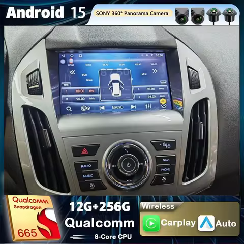 Android 15 For Ford Transit Connect Tourneo Connect 2013-2018 Carplay Multimedia Video Player Naviga
