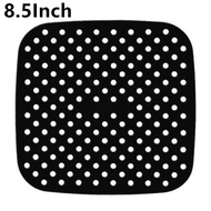 Air Fryer Liner Air Fryer Mat Food Grade Non-Stick Silicone Fryer Basket for 7.5~9-Inch Air Fryers S