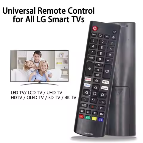 Universal Remote Control AKB76037601 for All Models LG TV LED HD 4K Smart UHD HDTV with Prime-Video 