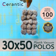 PLAIN Vacuum Plastic 30x50 Plastic Vacuum Bag 30 x 50 contents 100