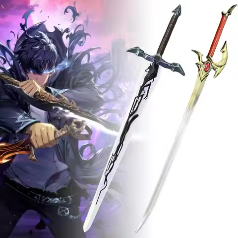 PU Large Xiaoyu Cheng Katana Sword Anime Solo Leveling Arise Cosplay Prop Ninja Knife Real Size Japa