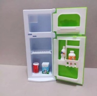 Mainan Kulkas Mini 2 Pintu Lengkap