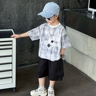 Boy Suit 2026 Children's Clothing Korean Version Baby Handsome Short-Sleeved Boy Cool Handsome Cloth