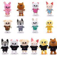 Stray children's skzoo plush toys cute cartoon dressing dolls