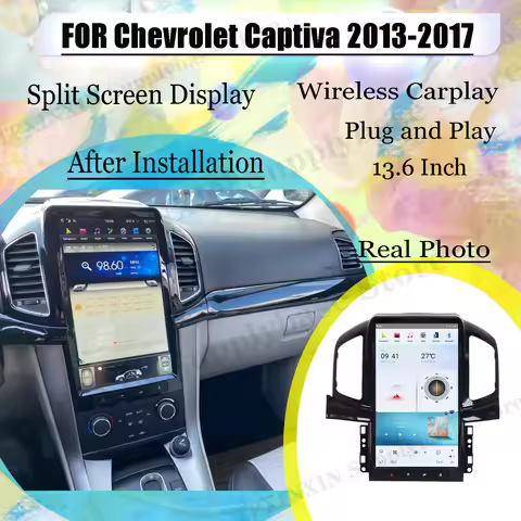 Qualcomm Vertical Screen Android 13 Car Radio Stereo Receiver For Chevrolet Captiva 2013~2017 GPS Re