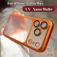 Cosmic Orange Nano Matte Texture Phone Case for IPhone 17 Pro Max 17Pro 17Air 15 Pro Max 16 Pro Max