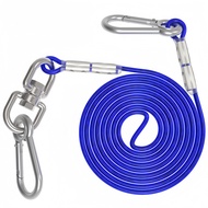 TEMU Steel Wire Dog Leash With 360-degree Rotation, -free And Knot-resistant. Suitable For Medium To