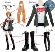 𓍝 Singxeng Game Futaba Sakura Navi Cosplay Costume Women Dress Halloween Outfit Custom Mad