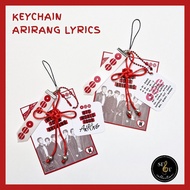 Keychain LYRICS BTSArirang [FREEBIES]