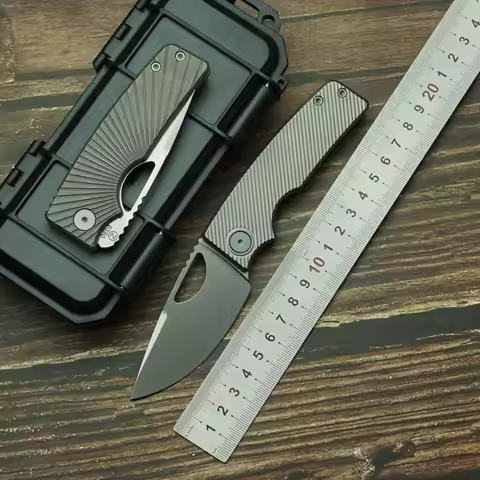 2026 New OZ Rosie V3 Real M390 Blade Titanium handle Copper Gasket Pocket EDC Tool Camping Outdoor F