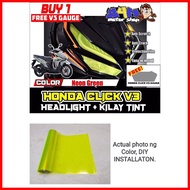 ❀ ¤ ◎ Honda Click V3 Kilay Tint and Headlight Tint Set